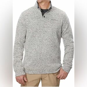 Eddie Bauer Men’s Heavyweight Radiator Fleece Quarter Snap Pullover Outdoor XL